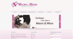 Desktop Screenshot of macroemicro.com.br